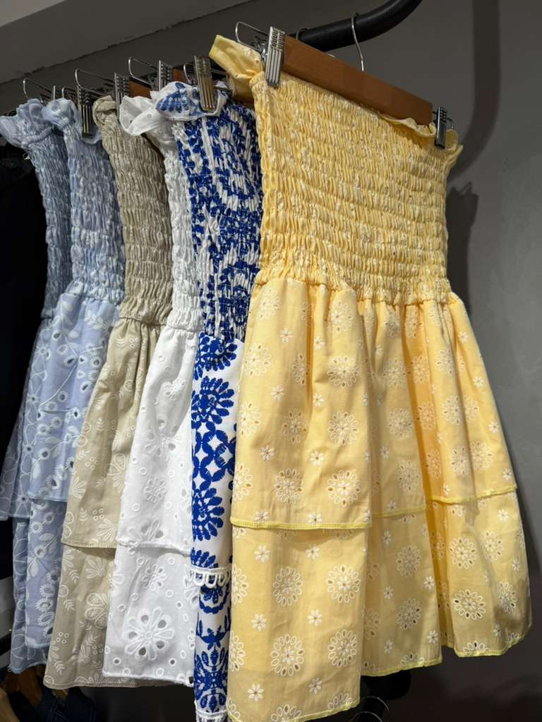 Vestido Hojalillo Estraple