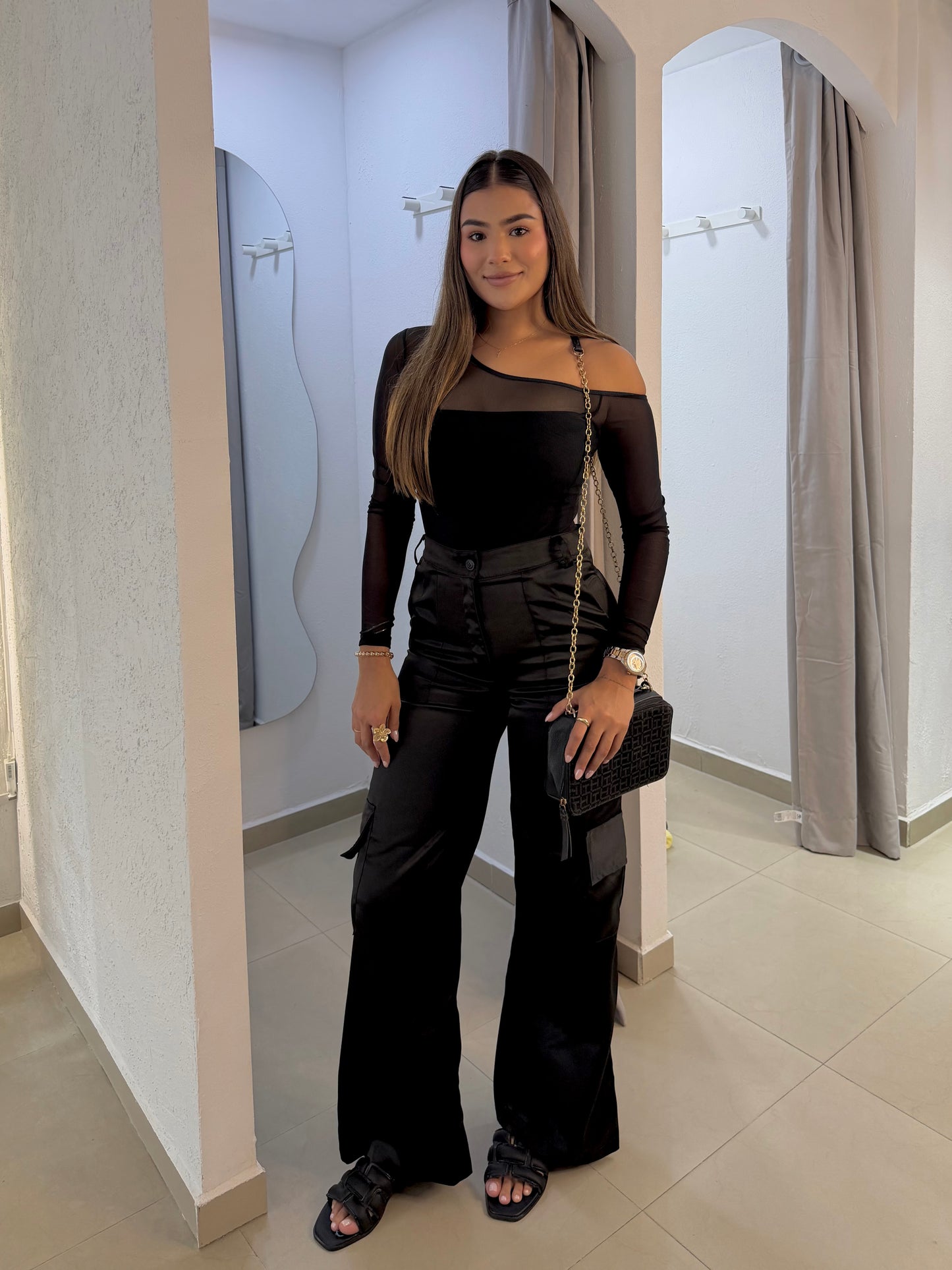 Pantalon Satin