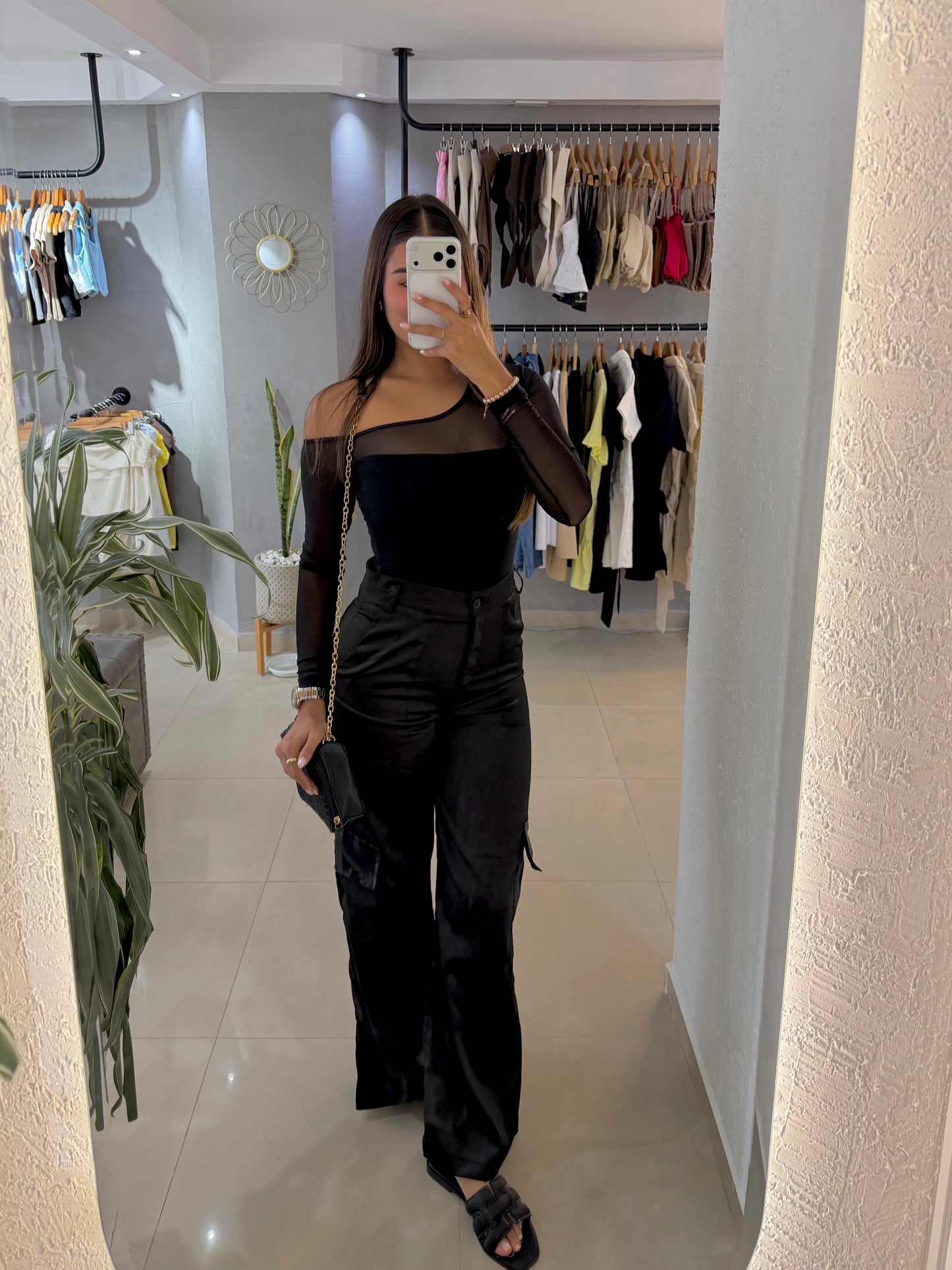 Pantalon Satin