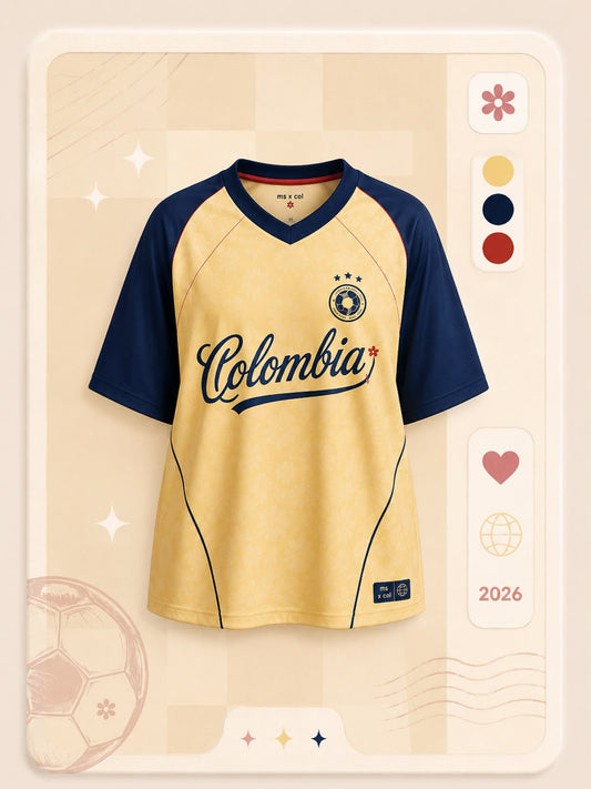 Camiseta Colombia Flores